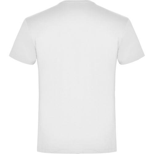 Camiseta de manga corta con bolsillo Mod. TECKEL (01) Blanco Talla M
