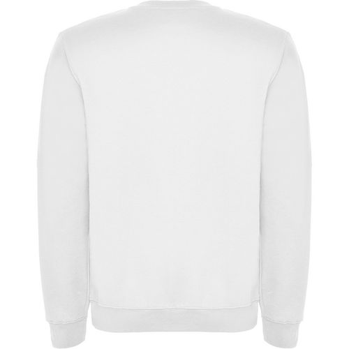 Sudadera de cuello redondo infantil (01) Blanco Talla 11/12