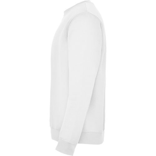 Sudadera de cuello redondo infantil (01) Blanco Talla 11/12