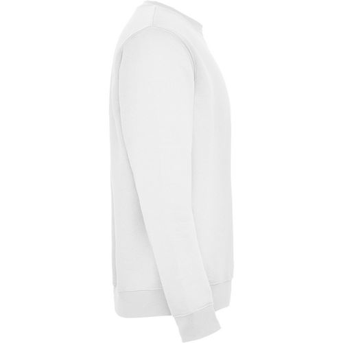 Sudadera de cuello redondo infantil (01) Blanco Talla 11/12