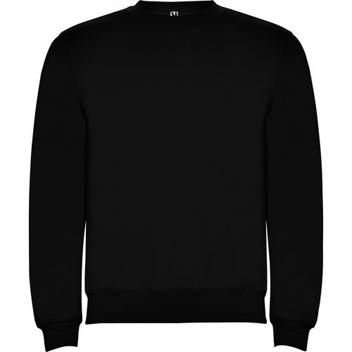 Sudadera de cuello redondo infantil (02) Negro Talla 9/10