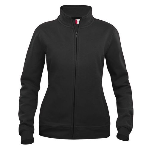Sudadera con cremallera de señora Mod. BASIC CARDIGAN LADIES Negro (99) Talla L