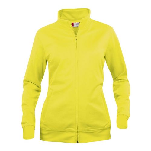 Sudadera Mod. BASIC CARDIGAN LADIES Amarillo alta visibilidad (11) Talla XS