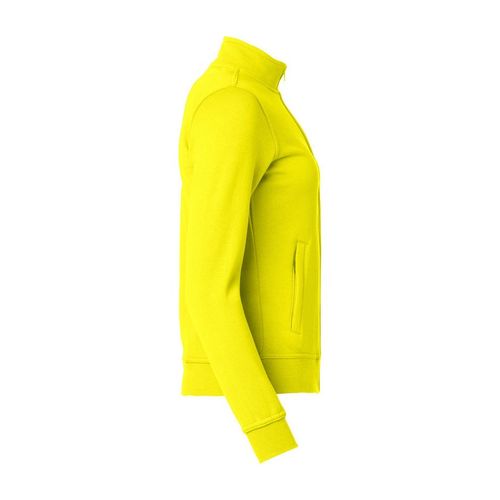 Sudadera Mod. BASIC CARDIGAN LADIES Amarillo alta visibilidad (11) Talla XS