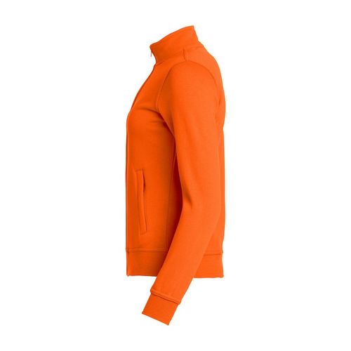 Sudadera Mod. BASIC CARDIGAN LADIES Naranja alta visibilidad (170) Talla XS