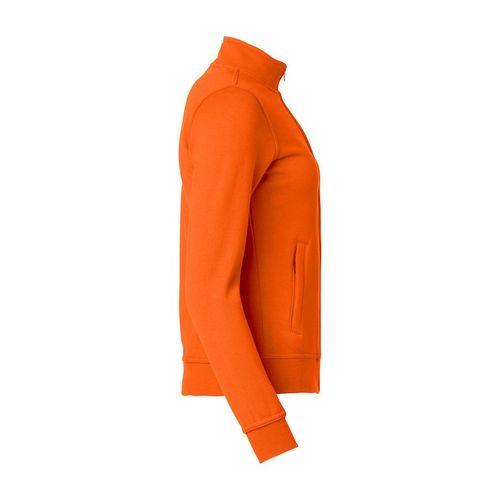 Sudadera Mod. BASIC CARDIGAN LADIES Naranja alta visibilidad (170) Talla XS