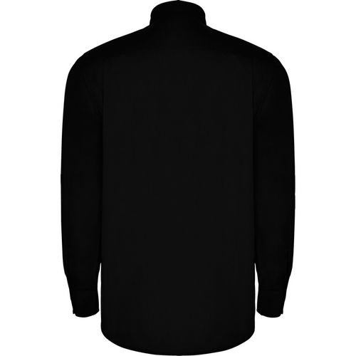 Camisa de caballero de manga larga Negro Talla S