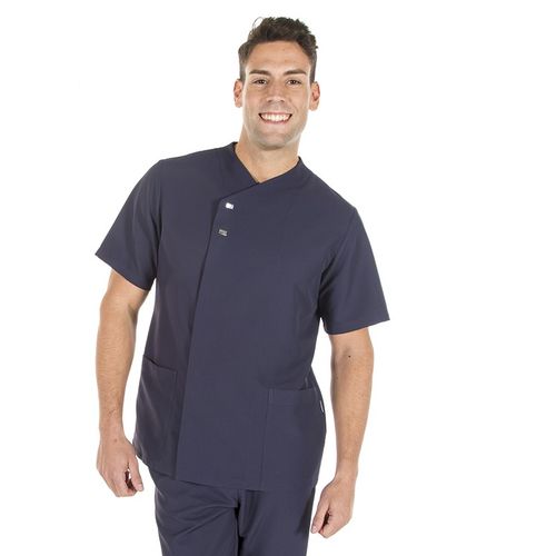 Chaqueta de caballero de microfibra Mod. HUGO (104) Marino Talla S
