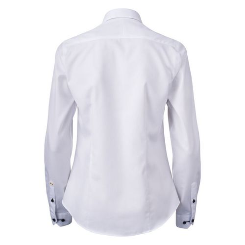Camisa de seora Mod. YELLOW BOW 51 WOMAN White/Sky blue Talla XL