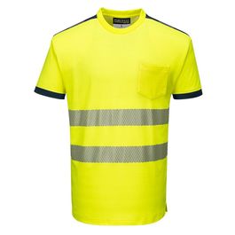 Camiseta A/V Mod. VISION AMARILLO/MARINO