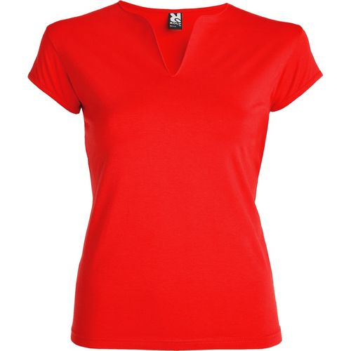 Camiseta elstica de chica Mod. BELICE (60) Rojo  Talla S
