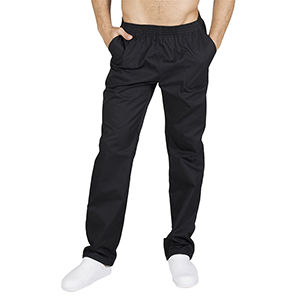 Pantalón sanitario con goma y bolsillos. Negro (001) Talla M
