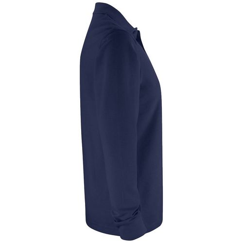 Polo de manga larga con bolsillo Azul oscuro (580) Talla XS