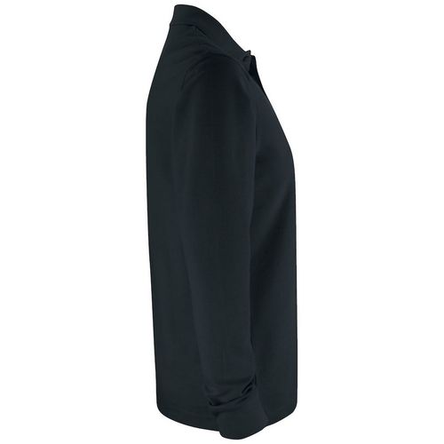 Polo de manga larga con bolsillo Negro (99) Talla 4XL