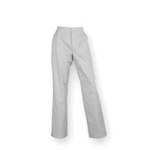 Pantaln sanitario con botn y cremallera. Gris Perla (117) Talla XS