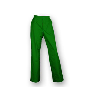 Pantalón sanitario con botón y cremallera. Verde Oliva (121) Talla XS