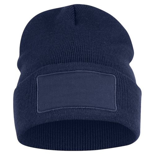 Gorro de punto Mod. HUBERT PATCH Azul oscuro (580) Talla Única
