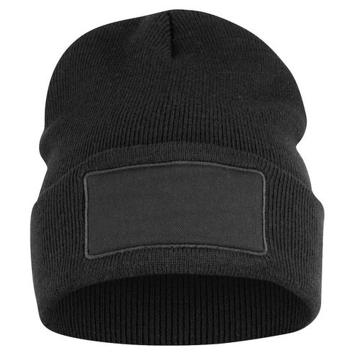 Gorro de punto Mod. HUBERT PATCH Negro (99) Talla nica