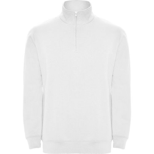 Sudadera con media cremallera Mod. ANETO (01) Blanco Talla L