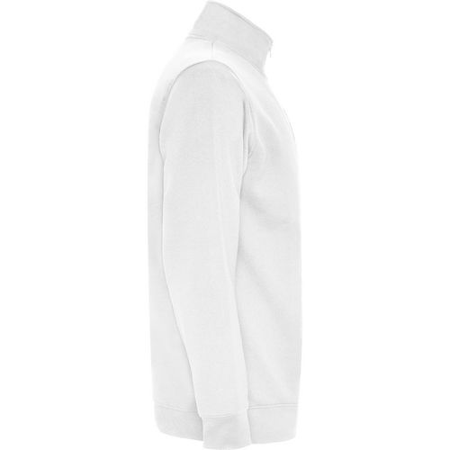 Sudadera con media cremallera Mod. ANETO (01) Blanco Talla L