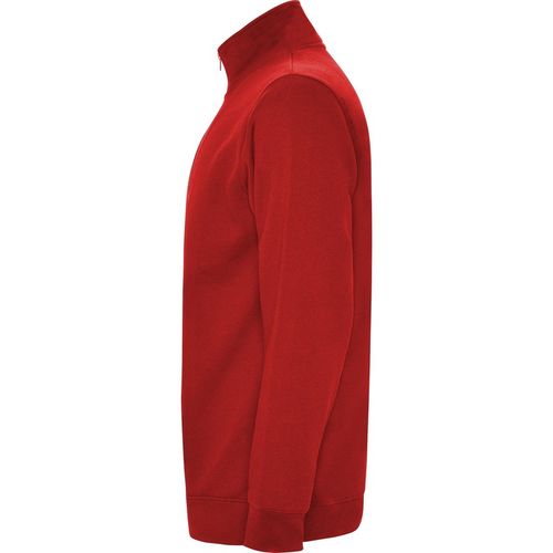 Sudadera con media cremallera Mod. ANETO (60) Rojo  Talla S