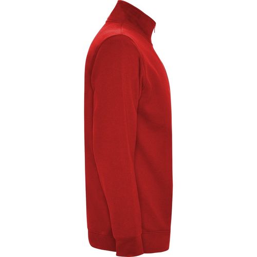 Sudadera con media cremallera Mod. ANETO (60) Rojo  Talla S