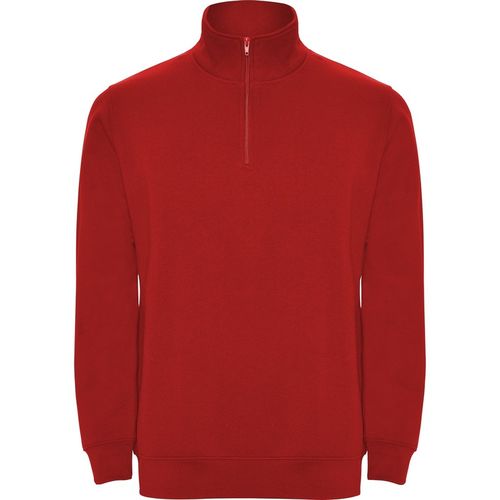 Sudadera con media cremallera Mod. ANETO (60) Rojo  Talla XXL