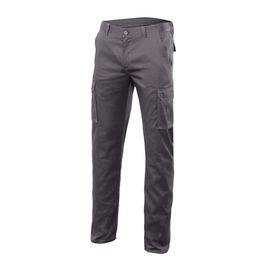 Pantaln stretch multibolsillos GRIS