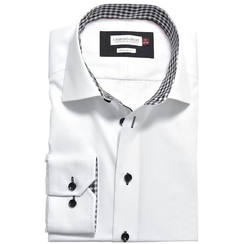 Camisa de caballero Mod. RED BOW 20 REGULAR (109) White/Black Talla S