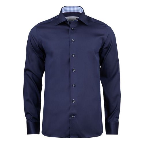 Camisa de caballero Mod. RED BOW 20 REGULAR (605) Navy/Sky blue Talla S