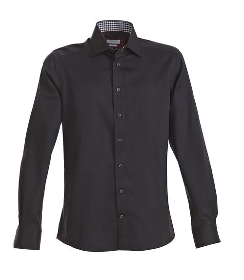 Camisa de caballero Mod. RED BOW 20 REGULAR (904) Black/Red Talla S