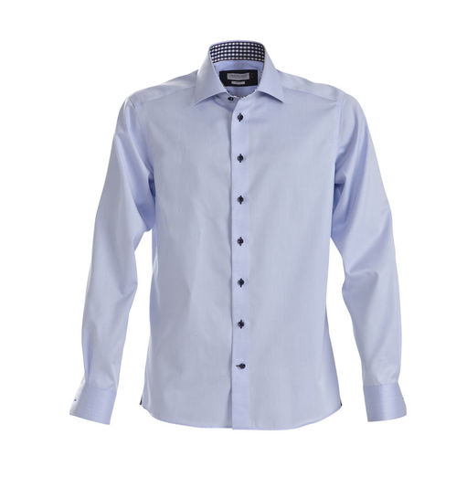 Camisa de caballero Mod. RED BOW 20 REGULAR (5066) Sky blue/Navy Talla S