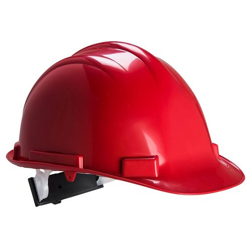 Casco de polietileno básico Rojo Talla Única