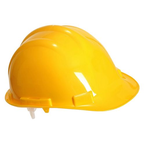 Casco de polietileno bsico Amarillo Talla nica