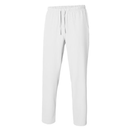 Pantaln de pijama sanitario en microfibra Blanco Talla XS