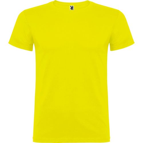 Camiseta de manga corta Mod. BEAGLE COLORES (03) Amarillo  Talla S