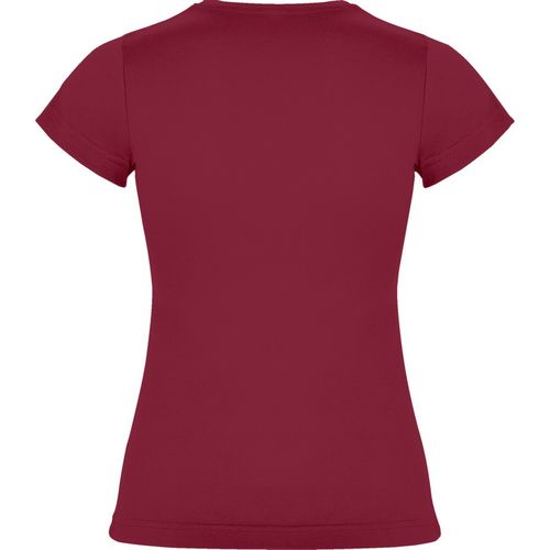 Camiseta de manga corta de mujer Mod. JAMAICA (57) Granate  Talla S