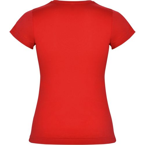 Camiseta de manga corta de mujer Mod. JAMAICA (60) Rojo  Talla M