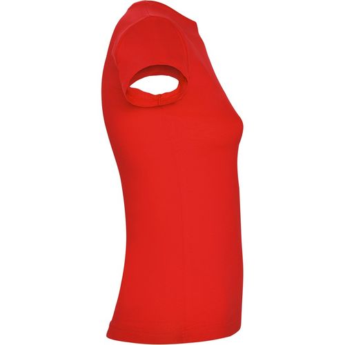 Camiseta de manga corta de mujer Mod. JAMAICA (60) Rojo  Talla M