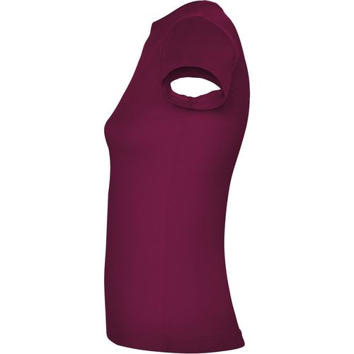 Camiseta de manga corta de mujer Mod. JAMAICA (64) Borgoña  Talla S