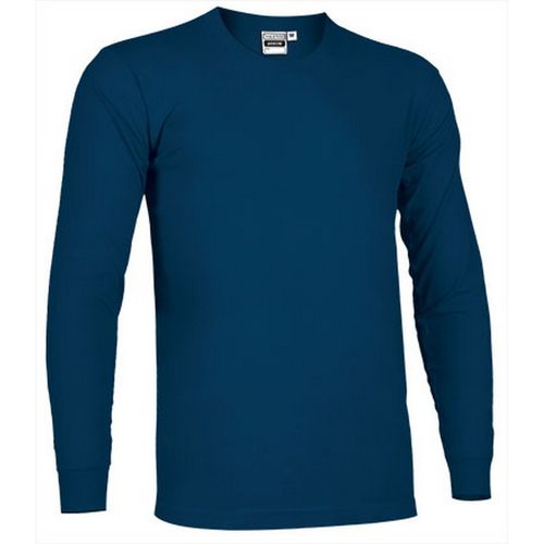 Camiseta manga larga 160 grs. 100% algodn. Azul Marino Talla L