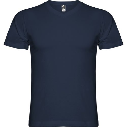 Camiseta con cuello pico Mod. SAMOYEDO (55) Azul Marino Talla XL