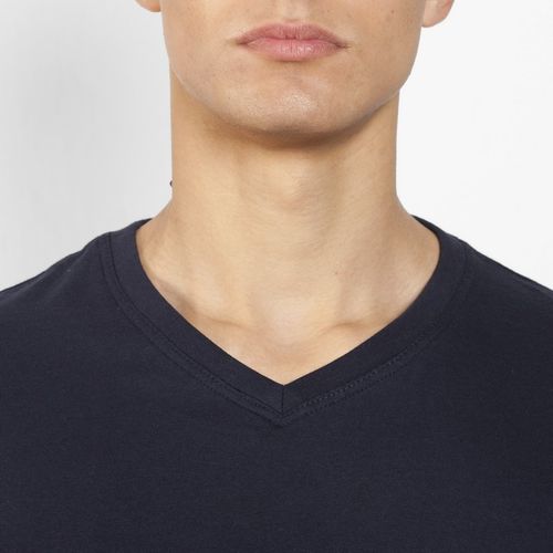 Camiseta con cuello pico Mod. SAMOYEDO (55) Azul Marino Talla 3XL