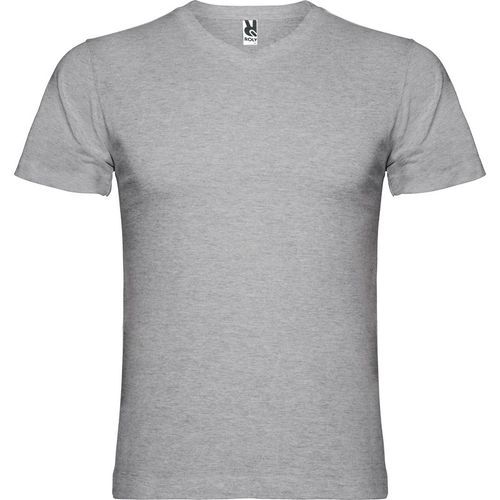 Camiseta con cuello pico Mod. SAMOYEDO (58) Gris Vigor  Talla XL
