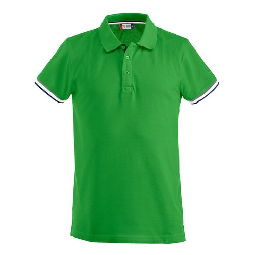 Polo de manga corta Mod. NEWTON Verde manzana (605) Talla XS