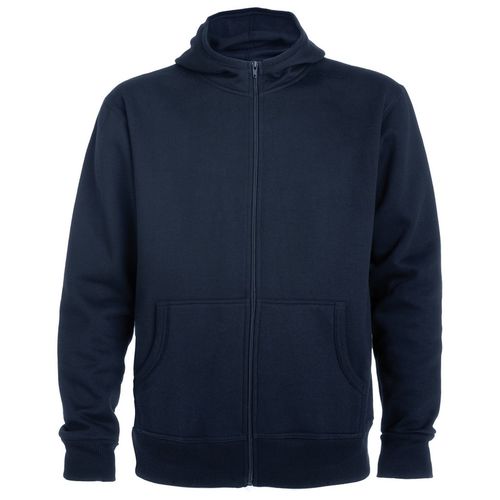 Sudadera con cremallera y capucha Mod. MONTBLANC (55) Azul Marino Talla S