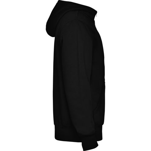 Sudadera con cremallera y capucha Mod. MONTBL (02) Negro Talla XL