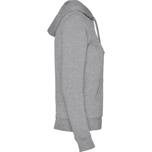 Sudadera con cremallera y capucha Mod. VELETA (58) Gris Vigor  Talla S