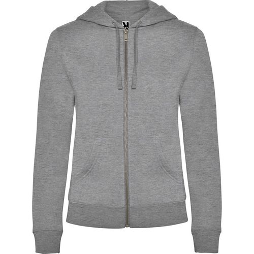 Sudadera con cremallera y capucha Mod. VELETA (58) Gris Vigoré  Talla L