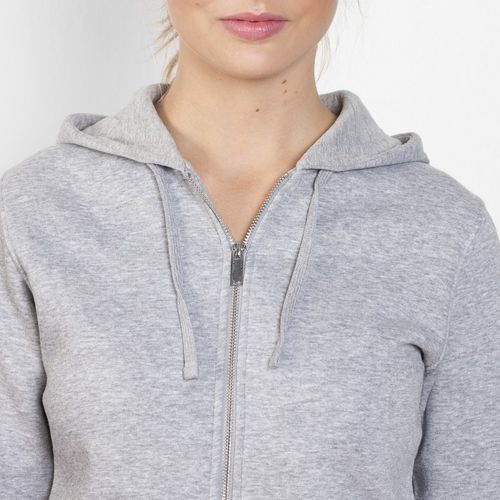 Sudadera con cremallera y capucha Mod. VELETA (58) Gris Vigoré  Talla L